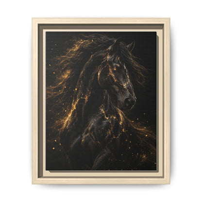 Equus Noctis · Framed Canvas