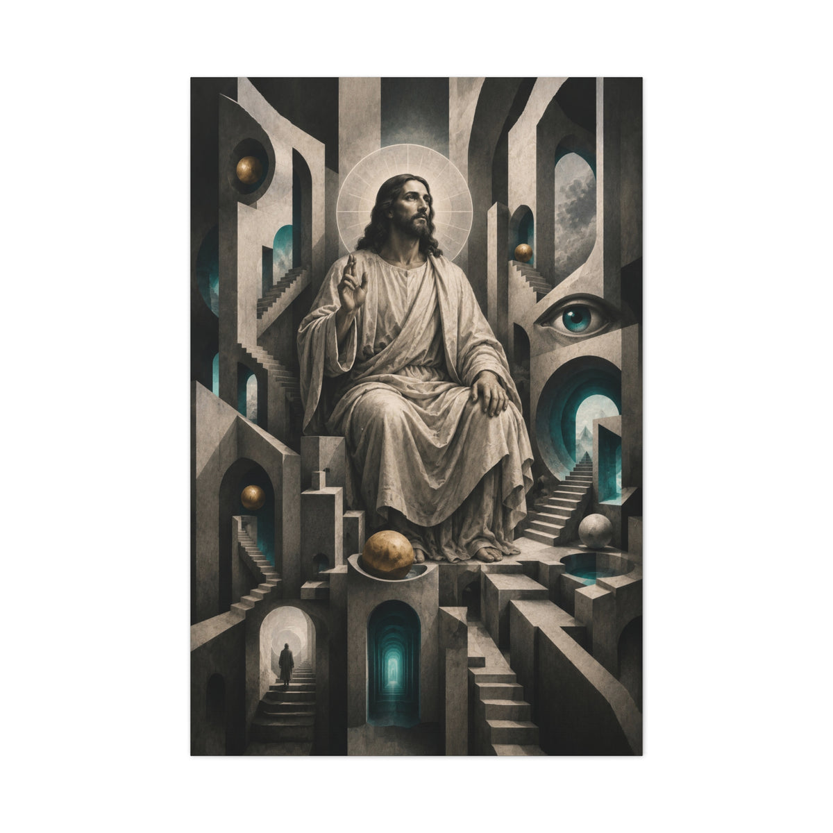 Scala Salvatoris · Frameless Canvas