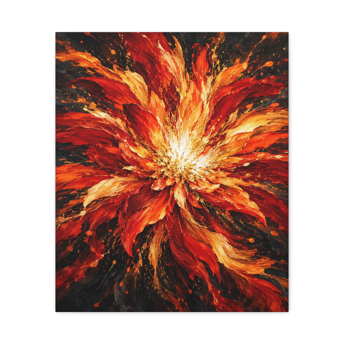 Phoenix Bloom · Frameless Canvas