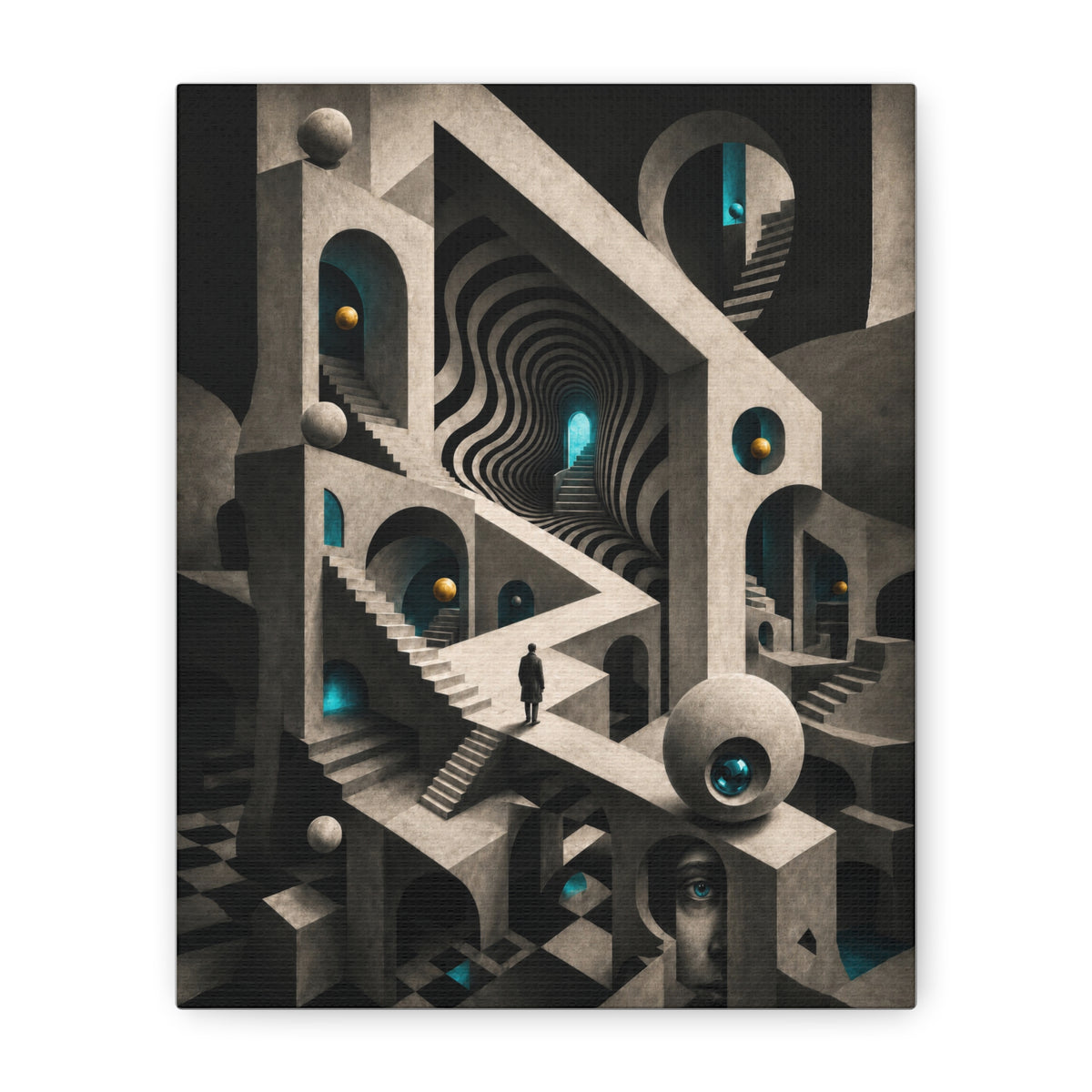Apertura Mentis · Frameless Canvas
