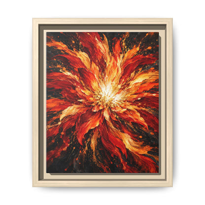 Phoenix Bloom · Framed Canvas