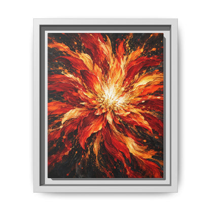 Phoenix Bloom · Framed Canvas