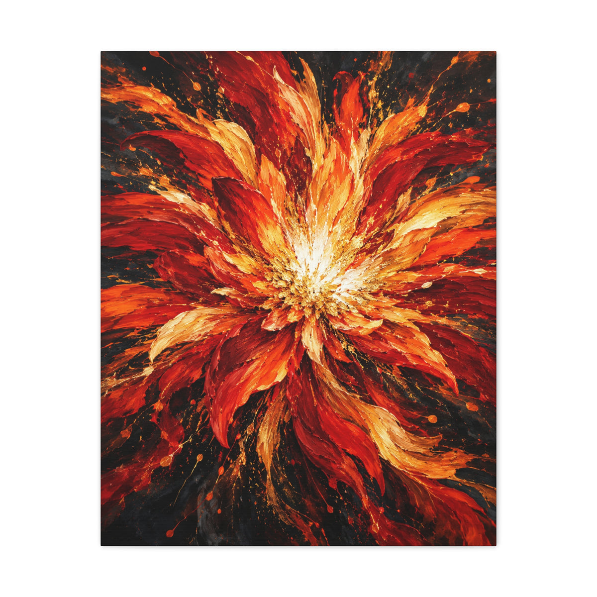 Phoenix Bloom · Frameless Canvas