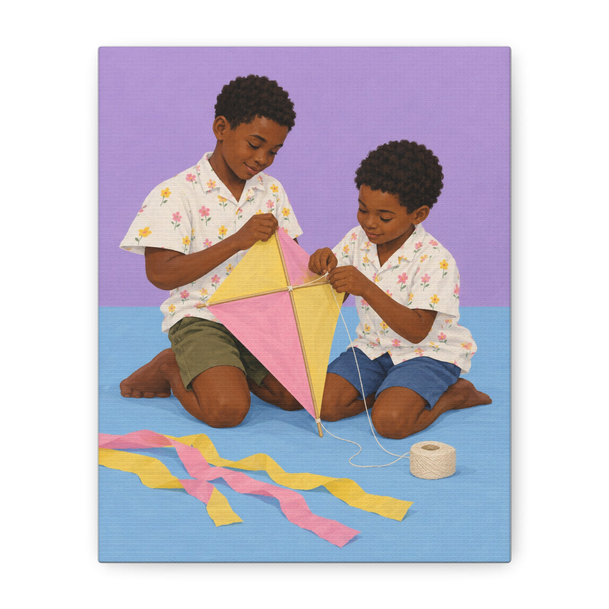 The Kite Makers · Frameless Canvas