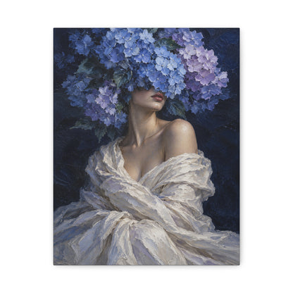 Hydrangea Blue · Frameless Canvas