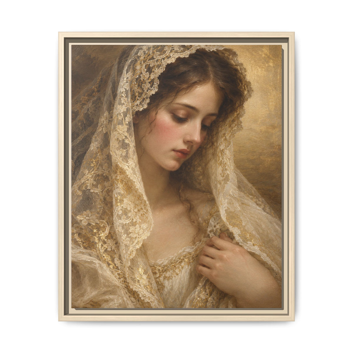 Dama di Pizzo · Framed Canvas