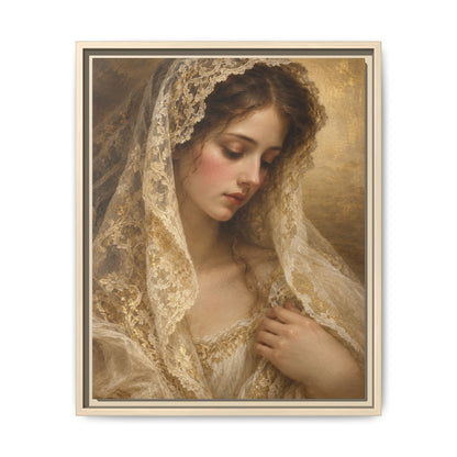 Dama di Pizzo · Framed Canvas
