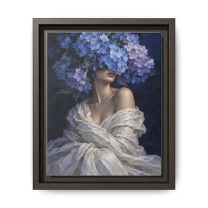 Hydrangea Blue · Framed Canvas