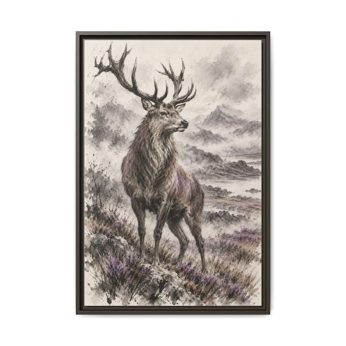 Rex Montium · Framed Canvas