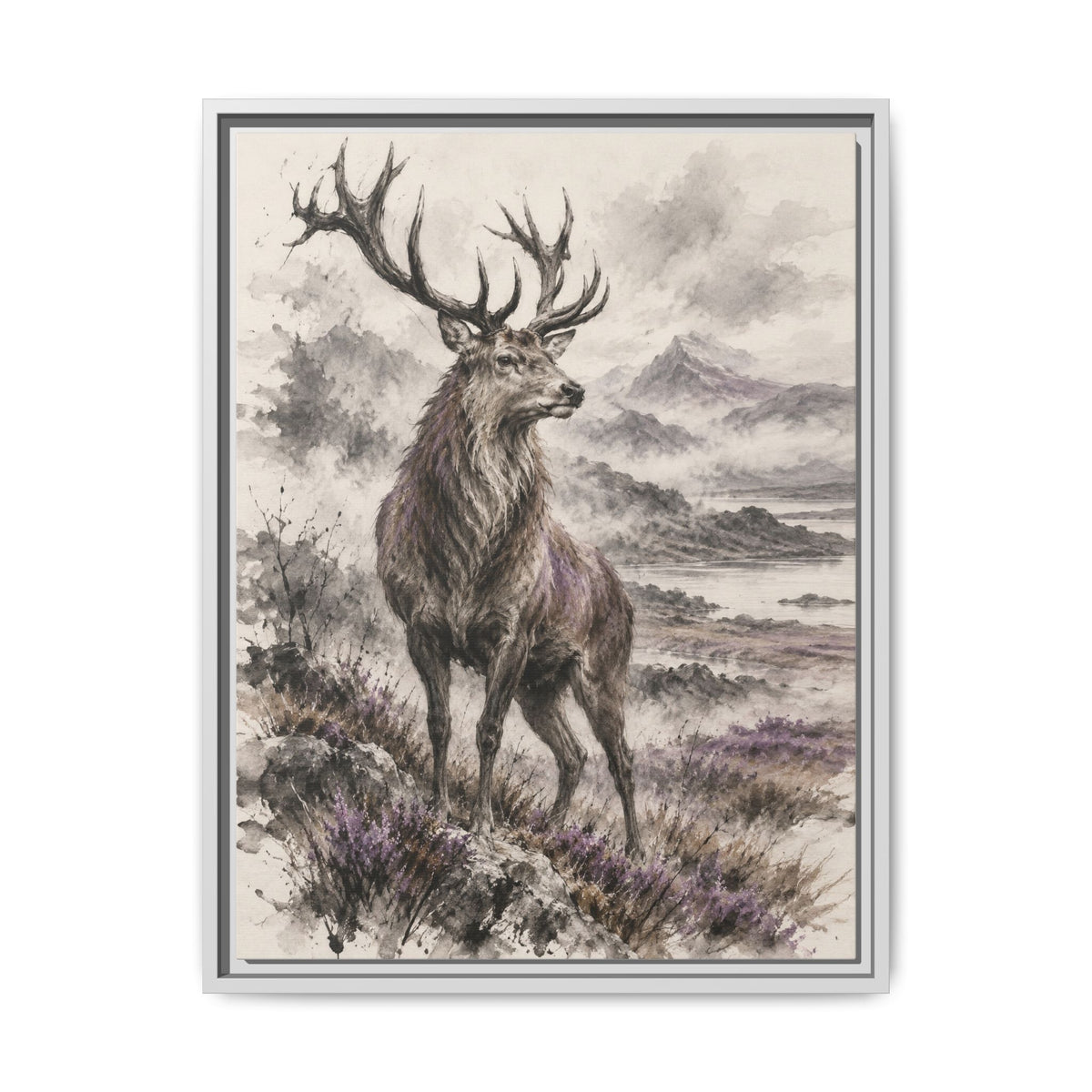 Rex Montium · Framed Canvas