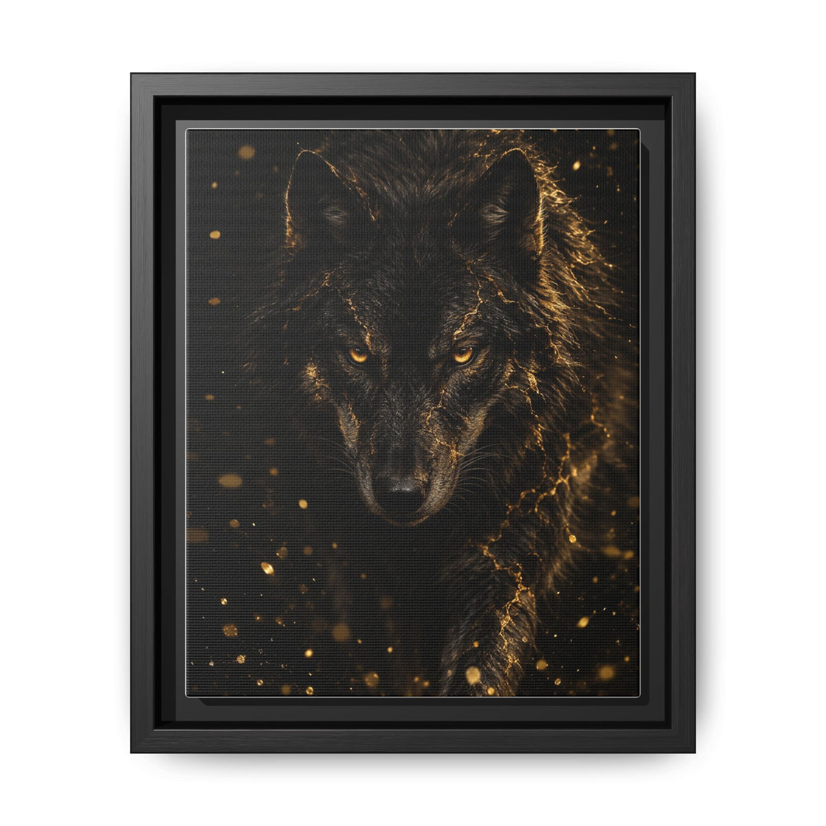 Lupus Aureus · Framed Canvas