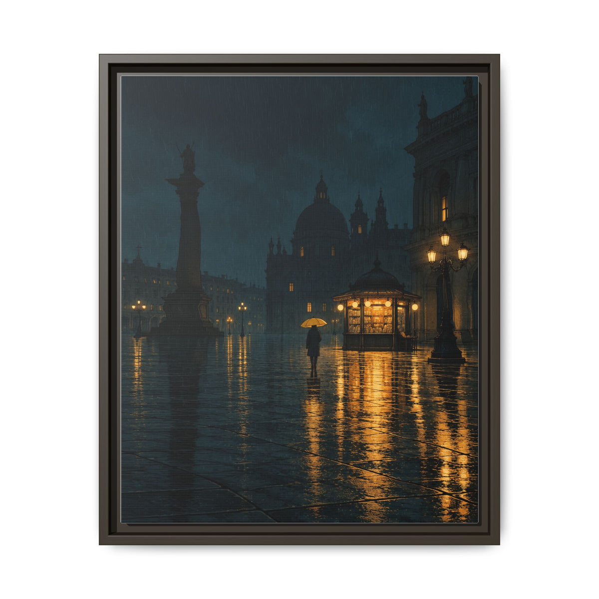 Small Hours · Framed Canvas