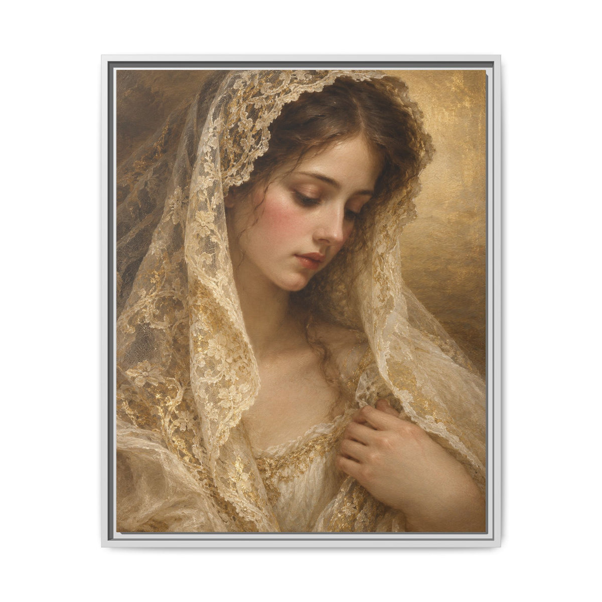 Dama di Pizzo · Framed Canvas