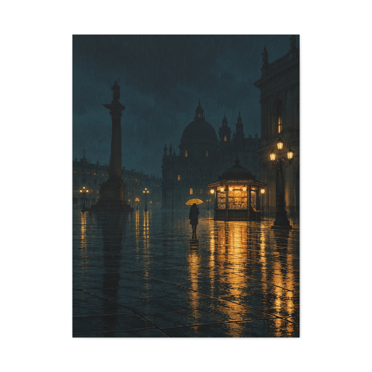 Small Hours · Frameless Canvas