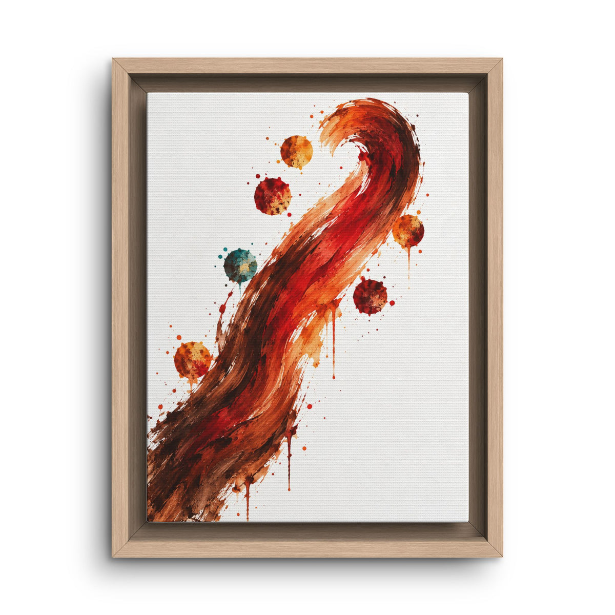 Le Premier Geste · Framed Canvas