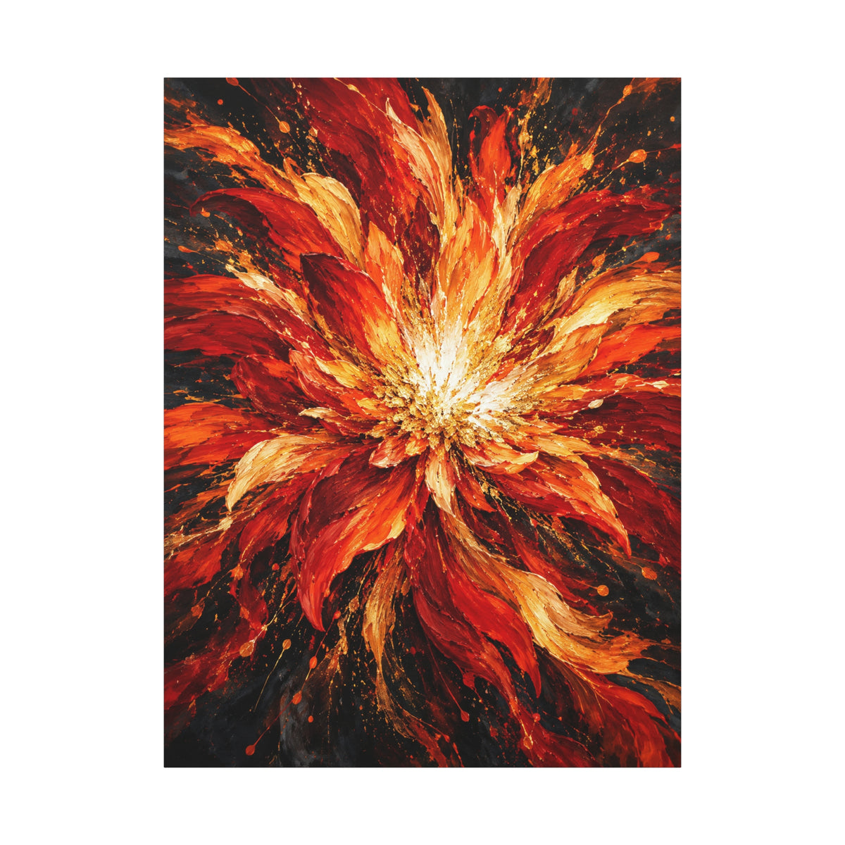 Phoenix Bloom · Frameless Canvas