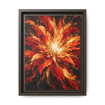 Phoenix Bloom · Framed Canvas