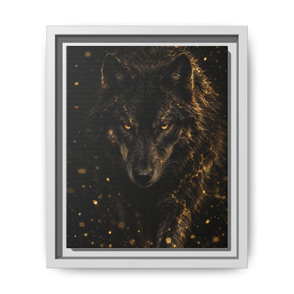 Lupus Aureus · Framed Canvas