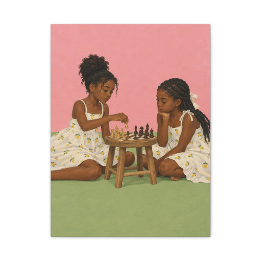 The Chess Players · Frameless Canvas