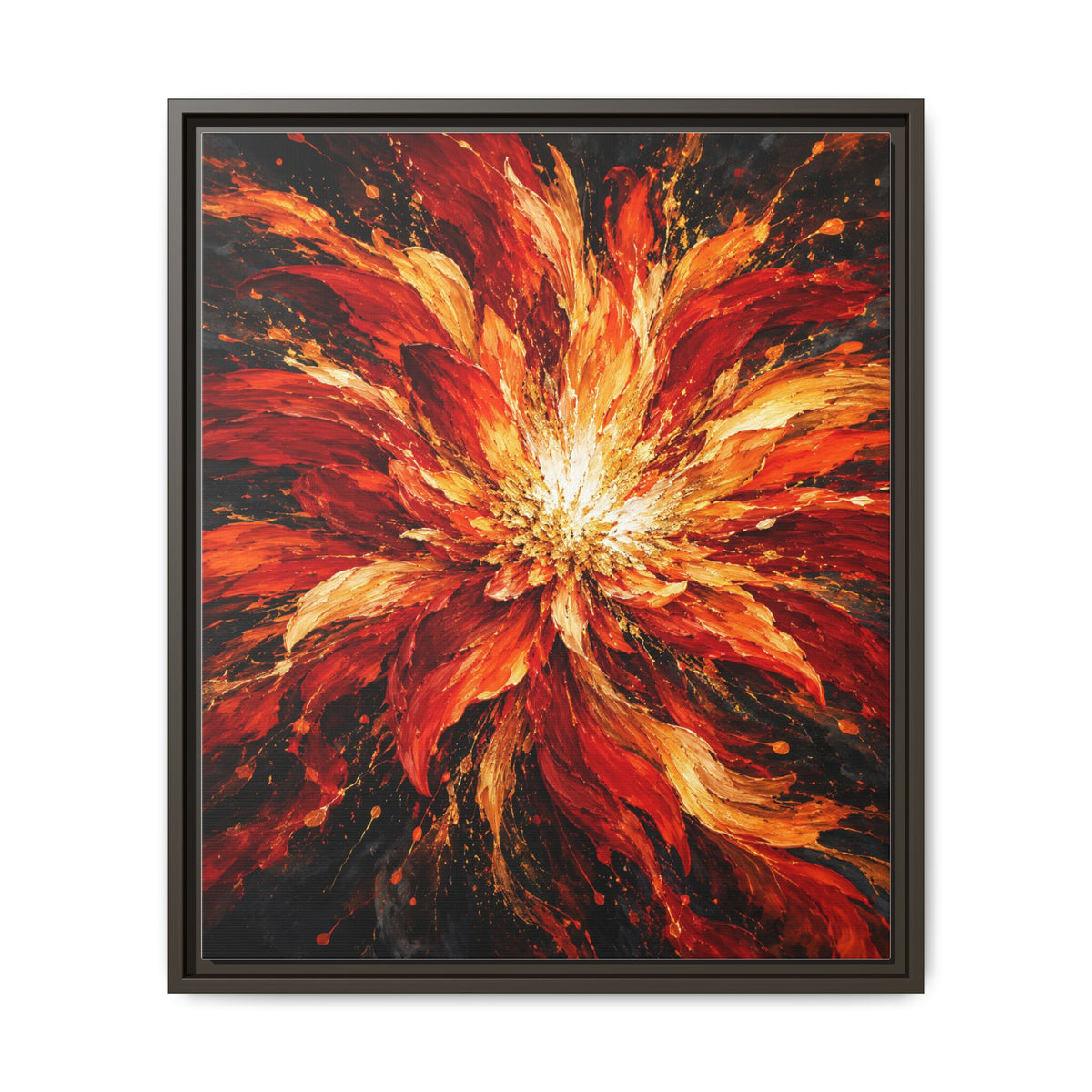 Phoenix Bloom · Framed Canvas