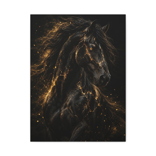 Equus Noctis · Frameless Canvas