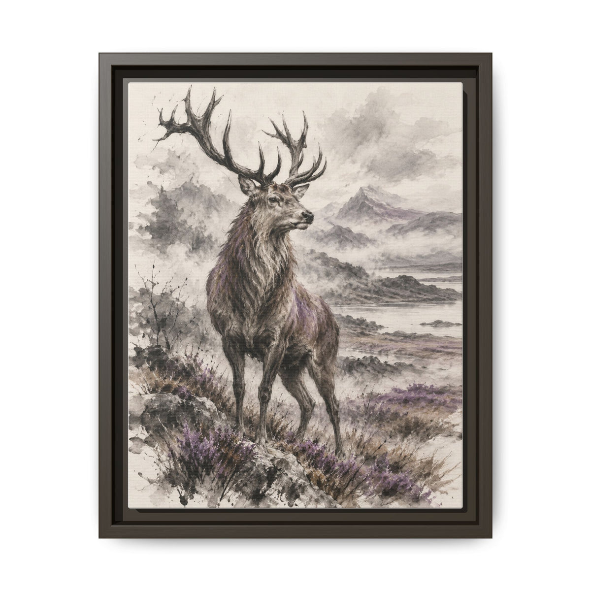 Rex Montium · Framed Canvas