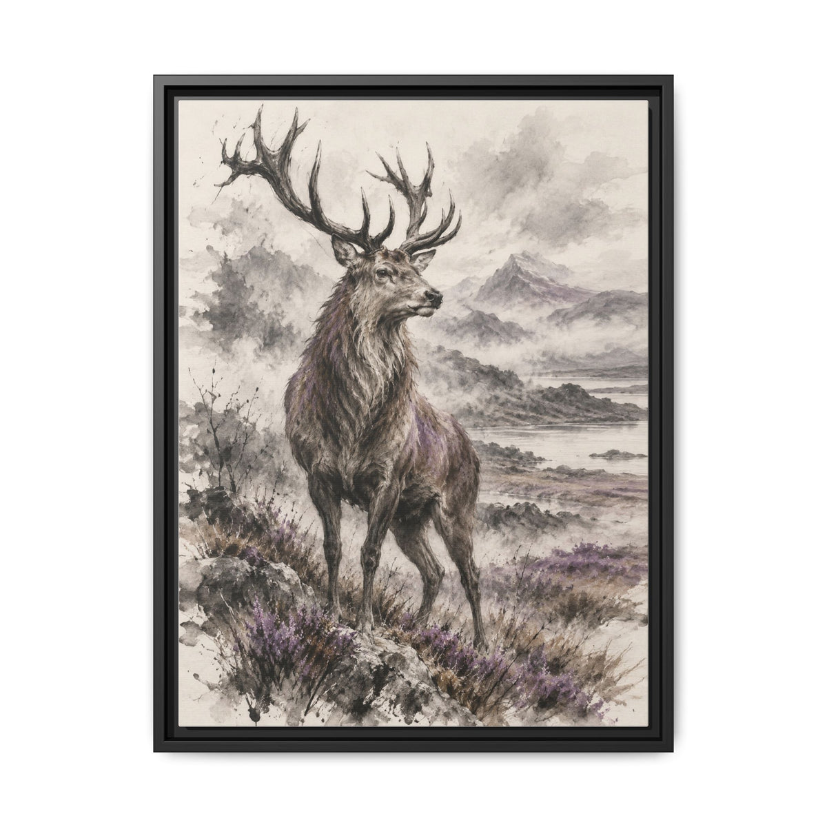Rex Montium · Framed Canvas