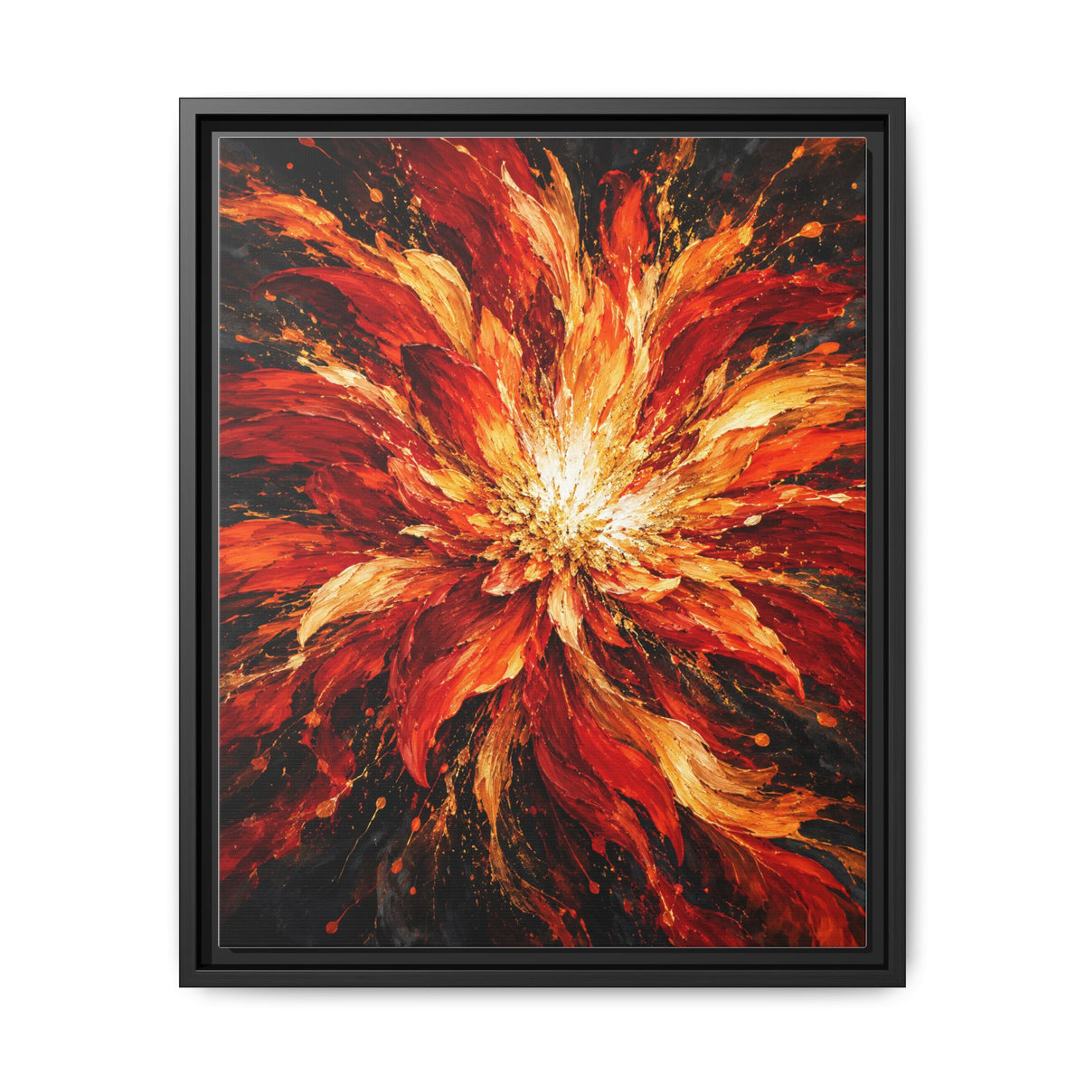 Phoenix Bloom · Framed Canvas