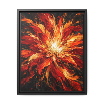 Phoenix Bloom · Framed Canvas