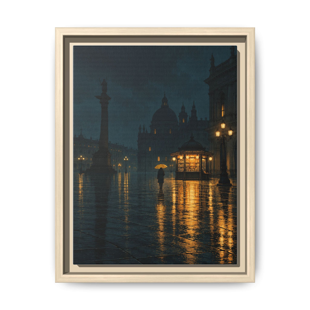 Small Hours · Framed Canvas