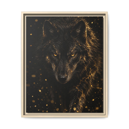 Lupus Aureus · Framed Canvas