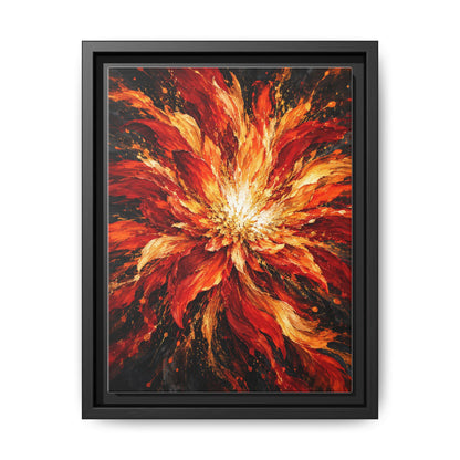 Phoenix Bloom · Framed Canvas