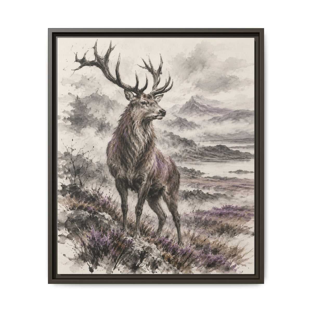 Rex Montium · Framed Canvas