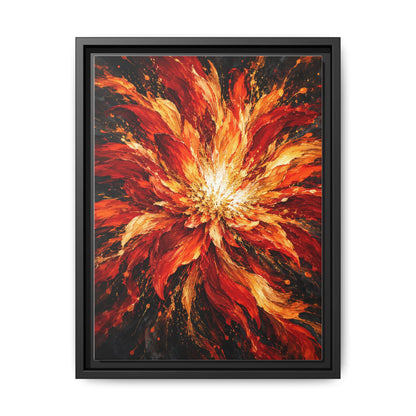 Phoenix Bloom · Framed Canvas