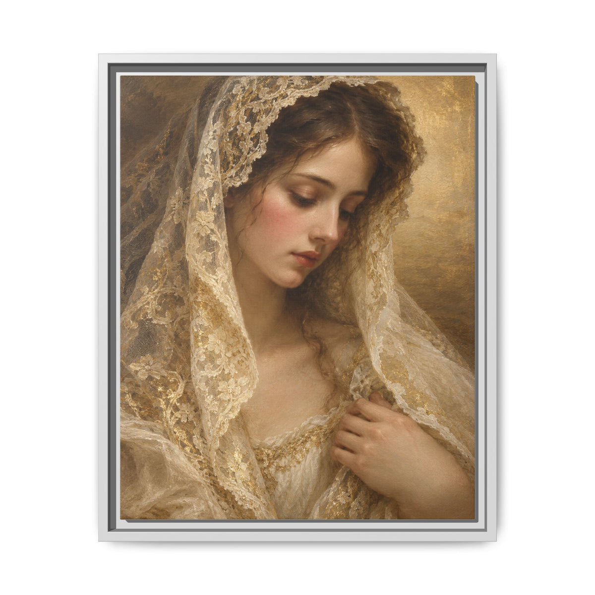 Dama di Pizzo · Framed Canvas