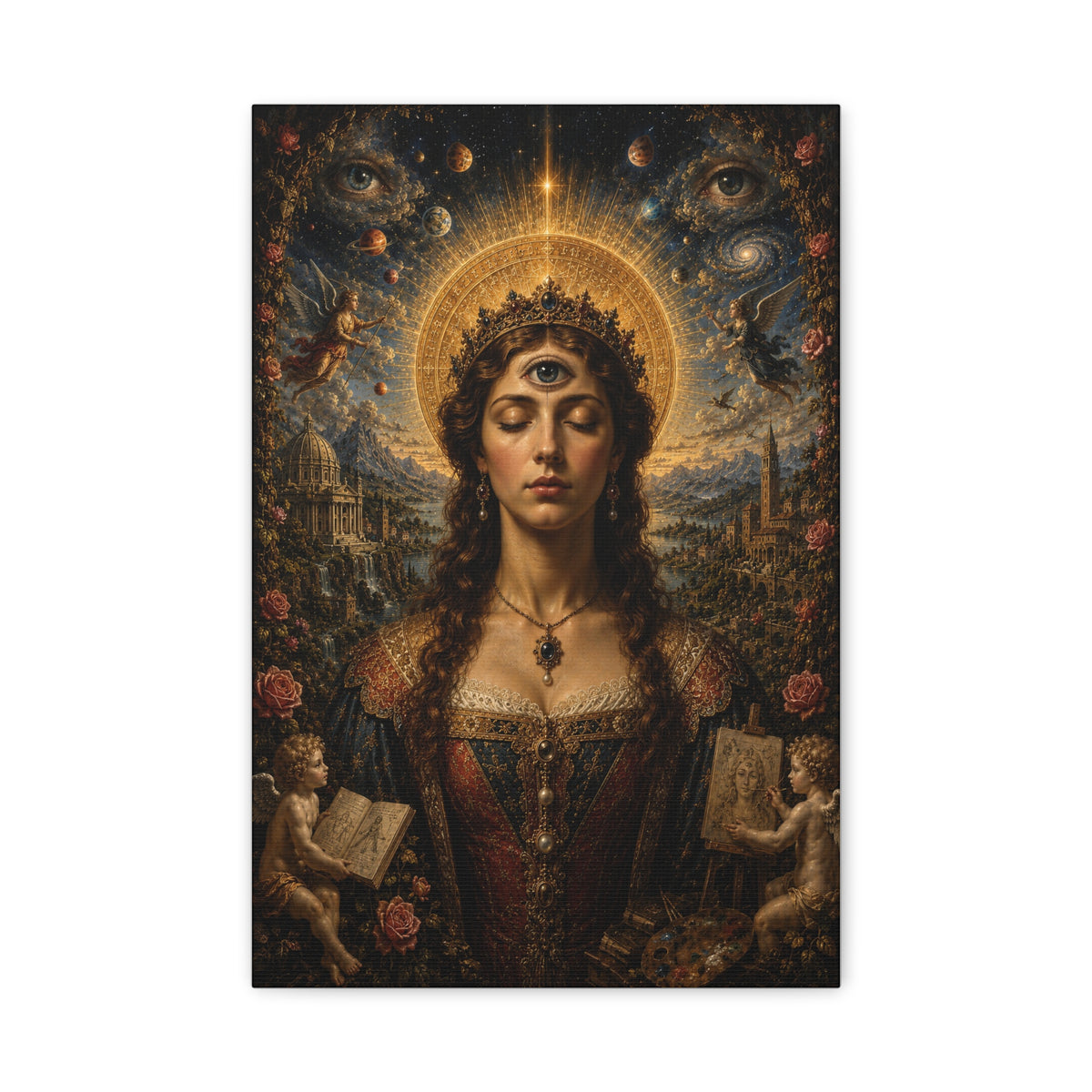 The Awakening of Celestia · Frameless Canvas