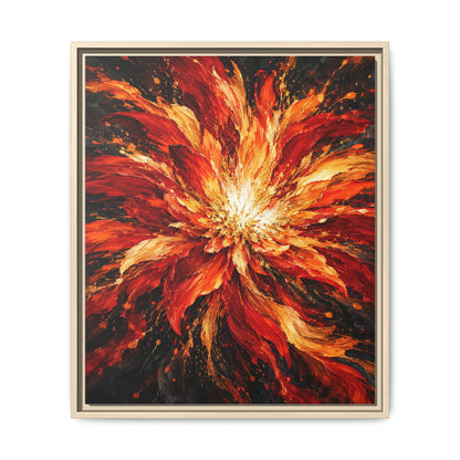 Phoenix Bloom · Framed Canvas