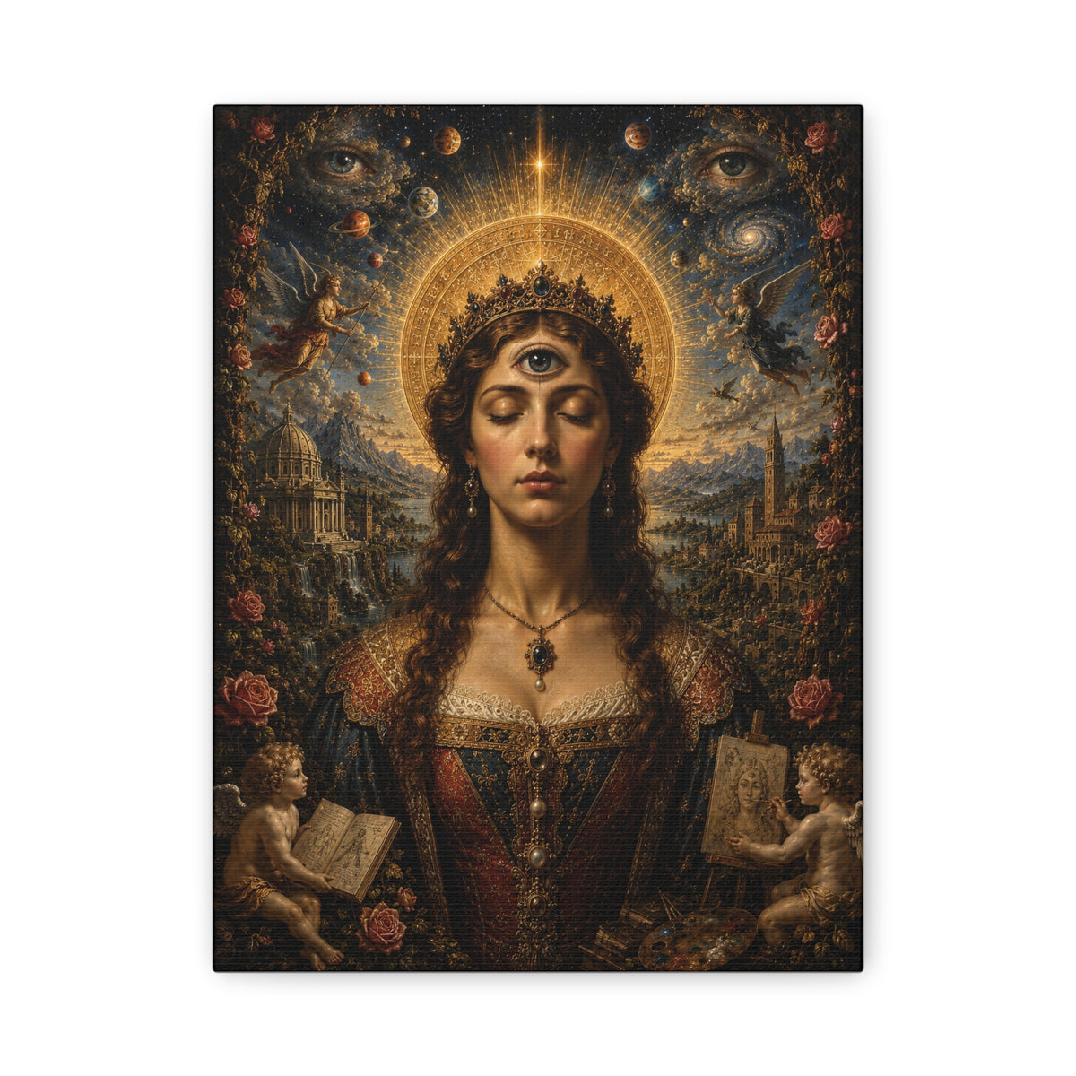 The Awakening of Celestia · Frameless Canvas