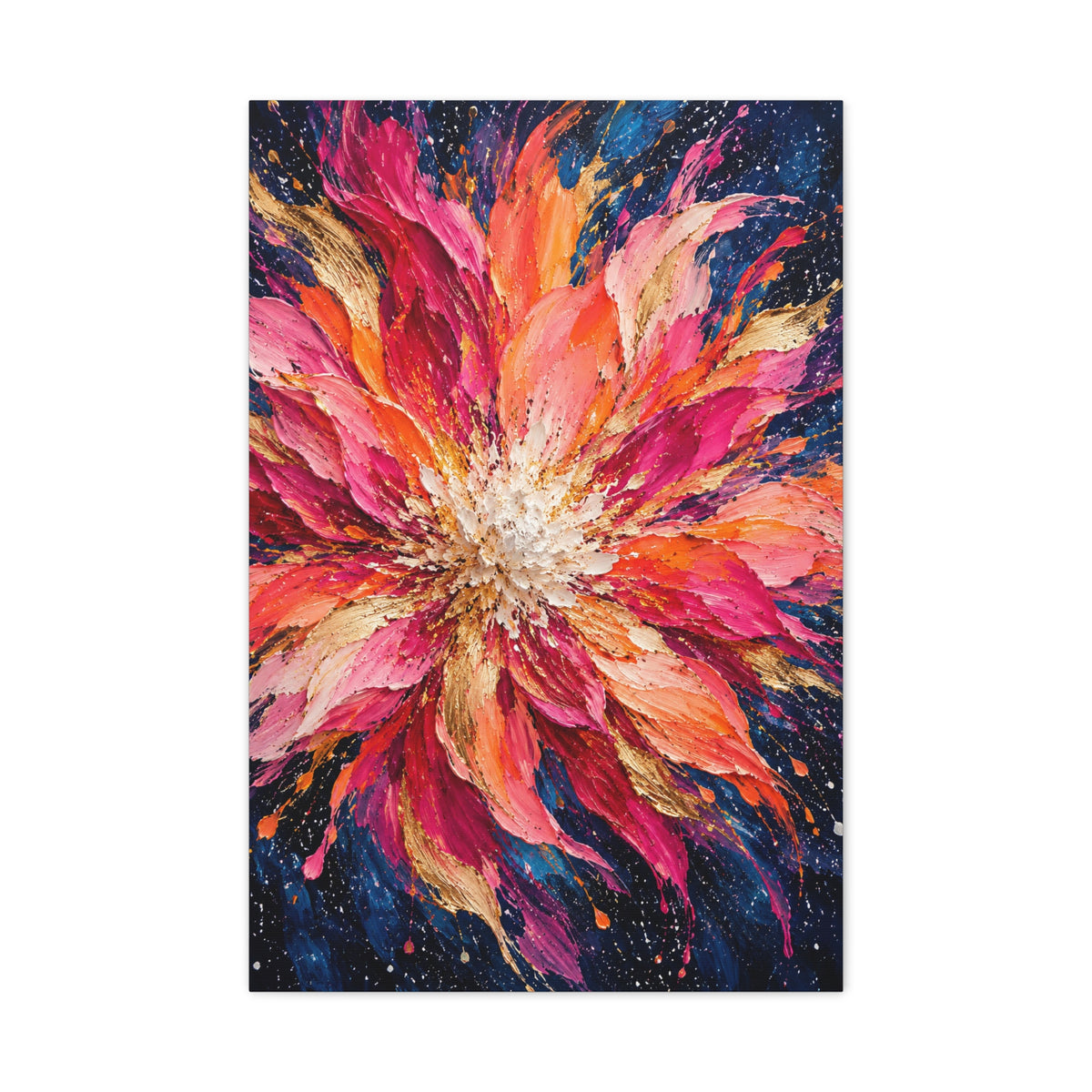 Supernova Bloom · Frameless Canvas