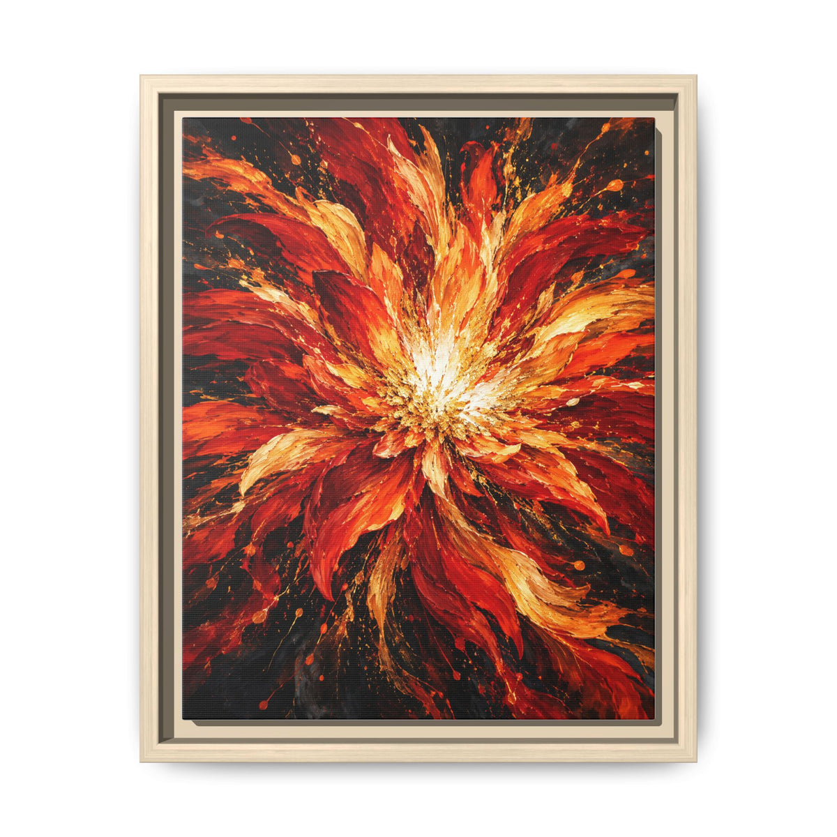 Phoenix Bloom · Framed Canvas