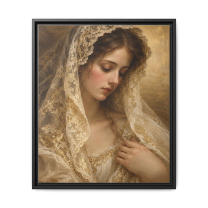 Dama di Pizzo · Framed Canvas