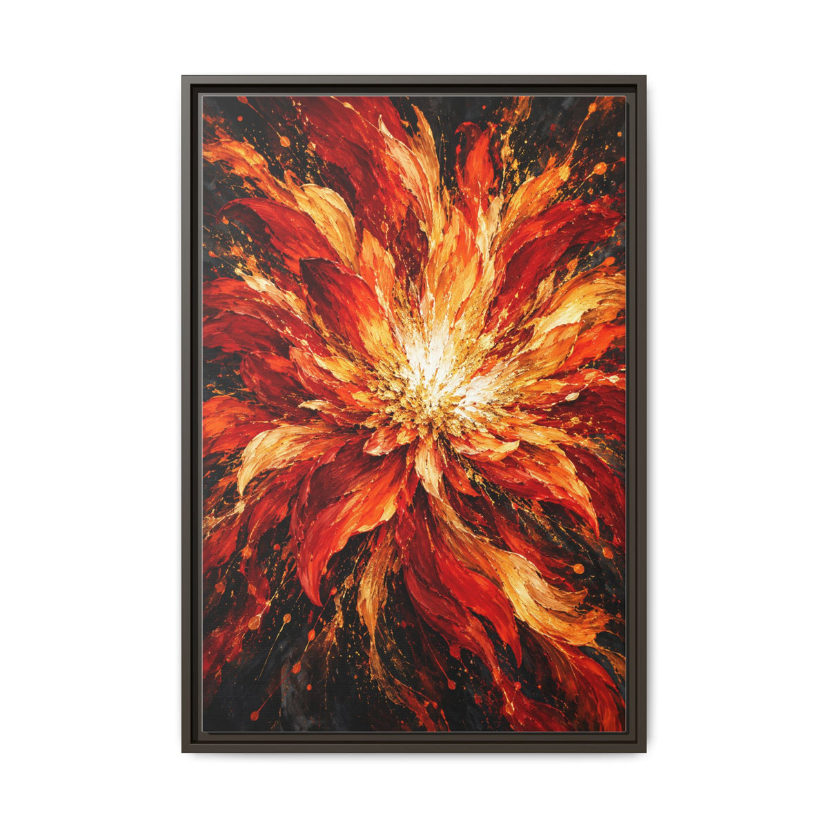 Phoenix Bloom · Framed Canvas
