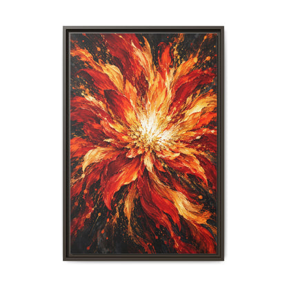 Phoenix Bloom · Framed Canvas