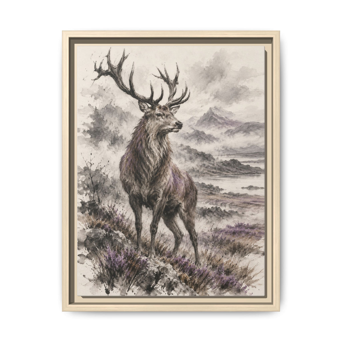 Rex Montium · Framed Canvas