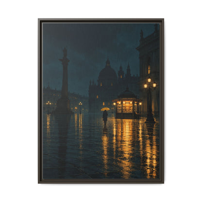 Small Hours · Framed Canvas