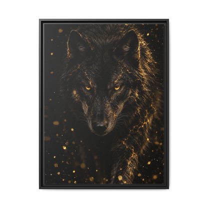 Lupus Aureus · Framed Canvas