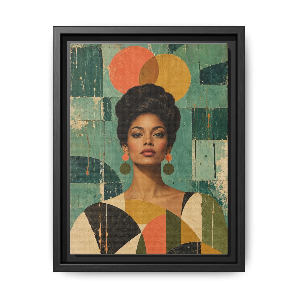Coral Equinox · Framed Canvas