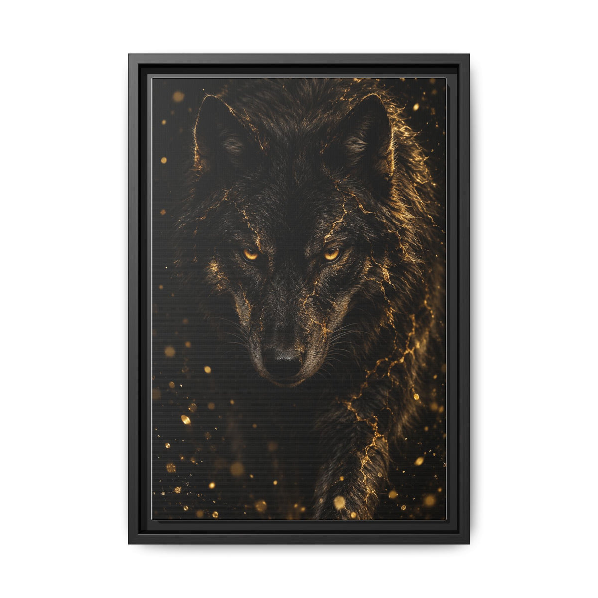 Lupus Aureus · Framed Canvas