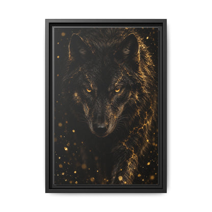 Lupus Aureus · Framed Canvas