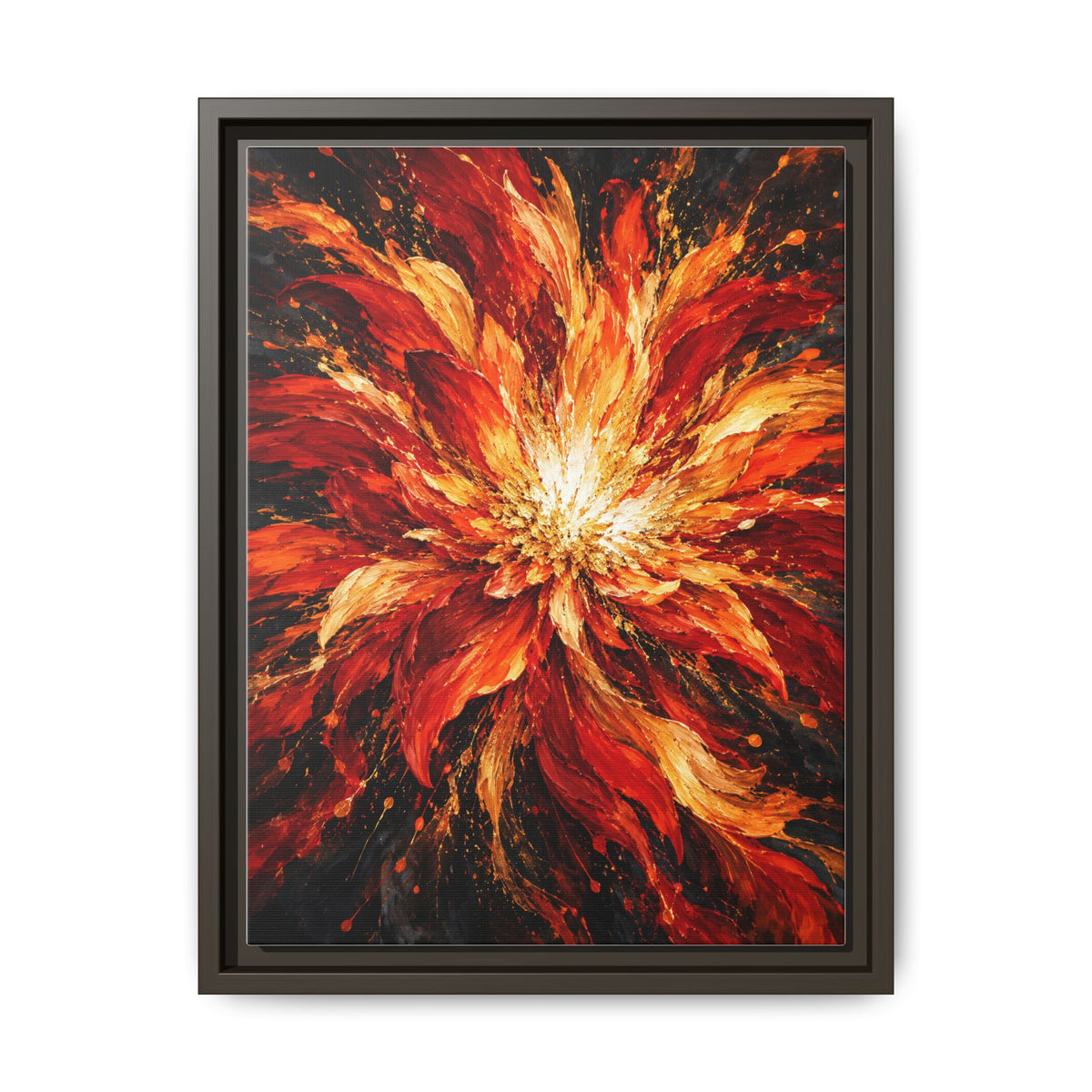 Phoenix Bloom · Framed Canvas